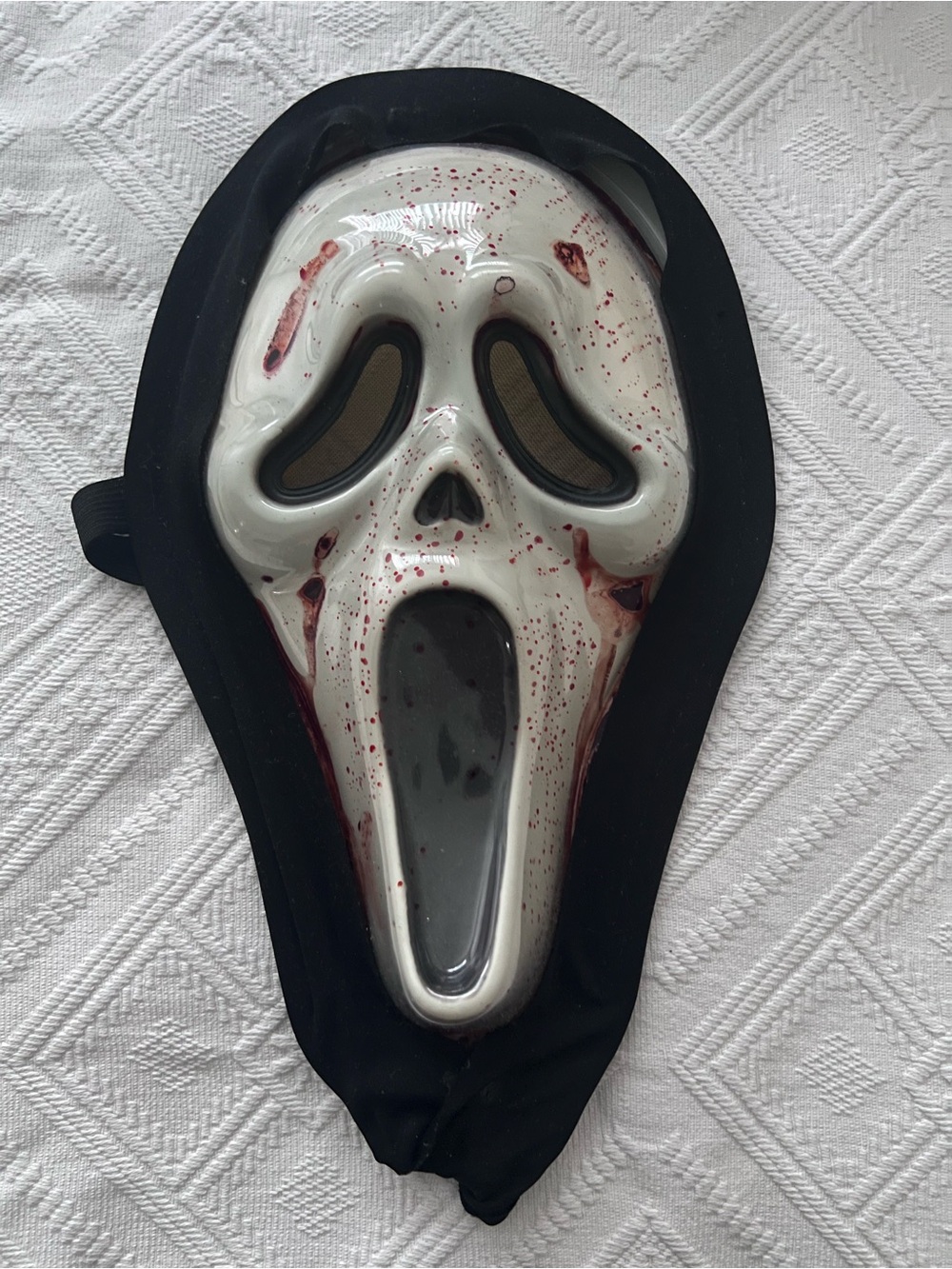 Kids Blood-Splattered Ghost Mask Costume - Picture 3 of 16